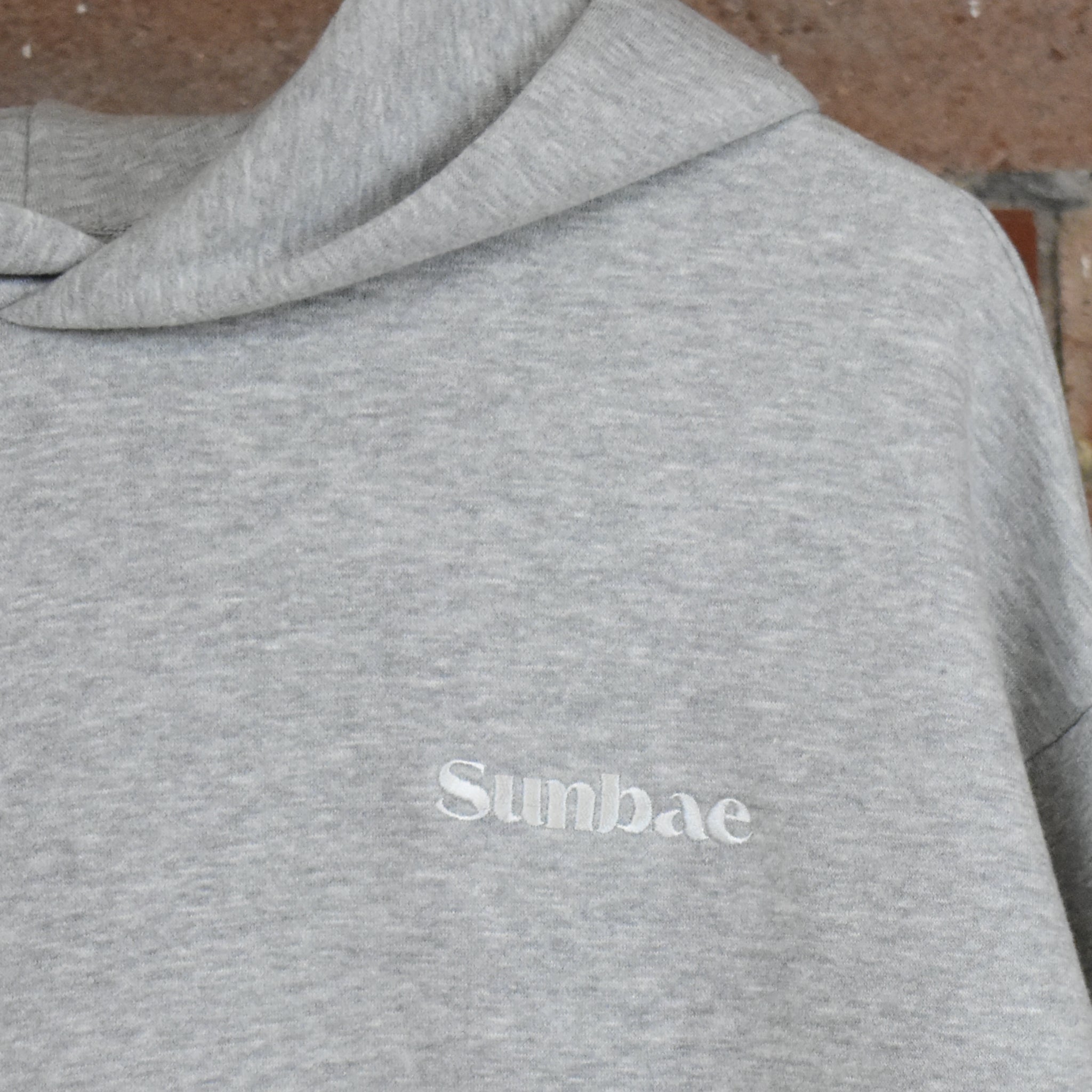 Sunbae Logo Grey Hoodie