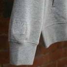 Sunbae logo on hoodie sleeve
