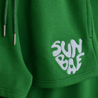 Green short with SUNBAE logo 