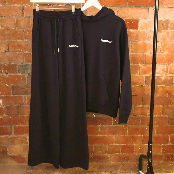The SUNBAE Hoodie & Sweat Pant Snuggle Bundle in Navy